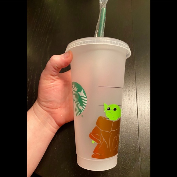 Starbucks Other - *Sold*Baby Yoda Starbucks Reusable Cold Cup